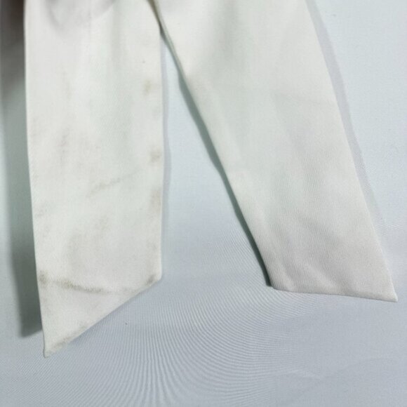 Reiss Piper Halter Neck Wrap Midi Hollow Back Midi Dress White EU 42/ US 10 - Picture 11 of 11